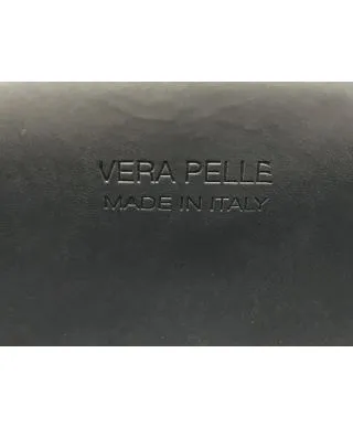 Borsa donna Bell - Pochette cuoio - Vera pelle - Tracolla