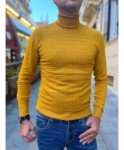 Dolcevita uomo - Senape - Sottile - KeyJey