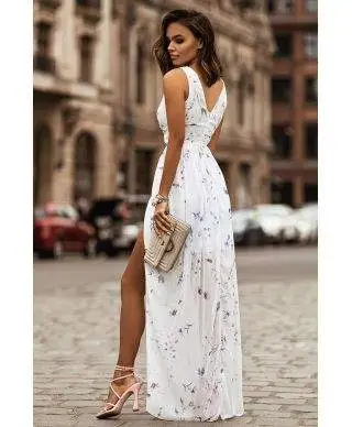 Vestito lungo estivo floreale - Abbigliamento donna online - Gogolfun.it