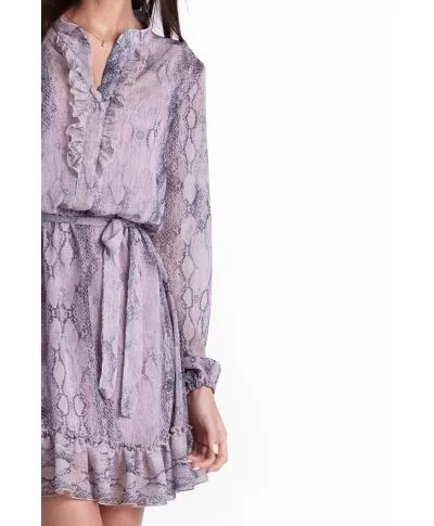 SUKIENKA LEILA W WĘŻOWY WZÓR