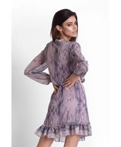 SUKIENKA LEILA W WĘŻOWY WZÓR