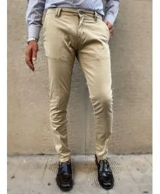 Pantaloni uomo, blu - kej jey, Modello chinos