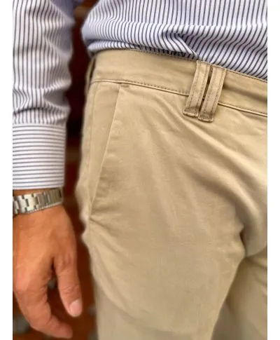 Pantaloni uomo, blu - kej jey, Modello chinos