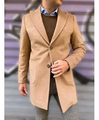 Cappotto cammello - Paul miranda - Made in italy
