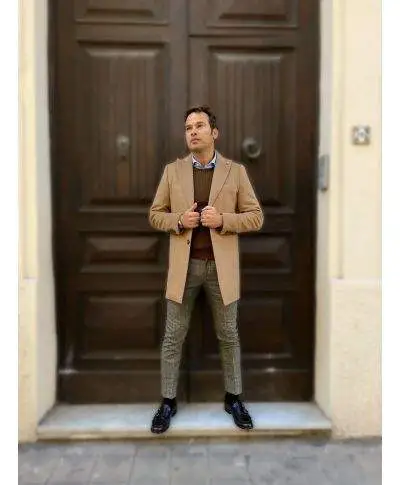 Cappotto cammello - Paul miranda - Made in italy
