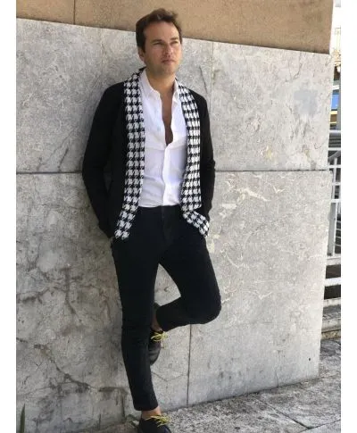 Paul Miranda, jerry - Pantaloni uomo, in velluto nero