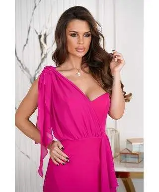 Vestito corto elegante - Tubino colore Lampone - Tubini eleganti - Matrimonio civile, battesimo, comunione - Gogolfun.it