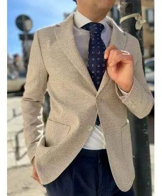 Giacca particolare panna, Paul Miranda - Made in Italy