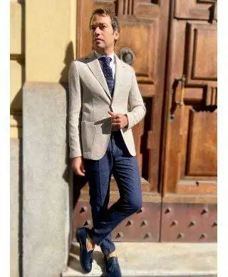 Giacca particolare panna, Paul Miranda - Made in Italy