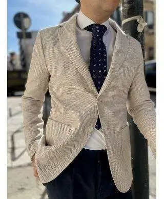 Giacca particolare panna, Paul Miranda - Made in Italy