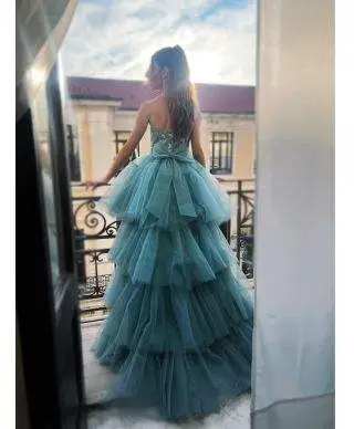 Vestito da cerimonia hura - Abiti eleganti - Abiti con coda staccabile - Abiti da cerimonia - Gogolfun.it