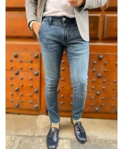 Jeans leggero, kej jey - Tasca America - Tessuto leggero