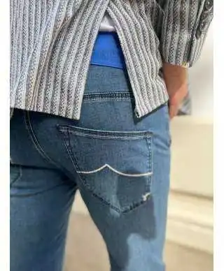 Jeans leggero, kej jey - Tasca America - Tessuto leggero