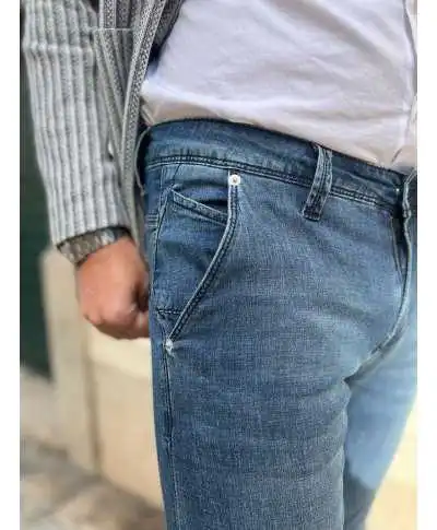 Jeans leggero, kej jey - Tasca America - Tessuto leggero