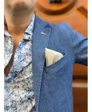 Giacca uomo denim, leggera - Paul Miranda