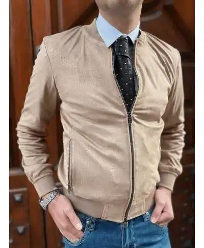 Giubbotto uomo primaverile - Beige