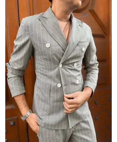 Abito uomo gessato - Doppiopetto - Paul Miranda - Abiti ragazzo gogolfun.it