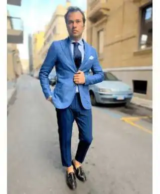 Giacca uomo blu - Lino - Paul Miranda - Giacche uomo sportive ed eleganti - Gogoflun.it