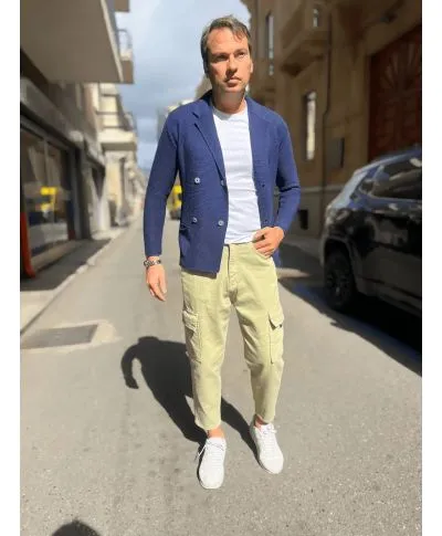 Jeans uomo con tasconi - Verde lime - Jeans uomo online - Gogolfun.it