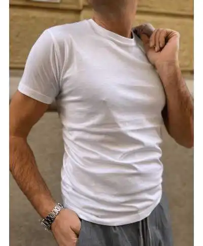 T-shirt uomo bianca - Girocollo - Paul Miranda - Abbigliamento uomo gogolfun.it