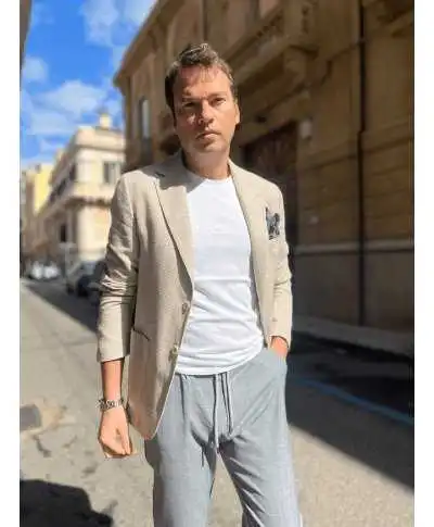T-shirt uomo bianca - Girocollo - Paul Miranda - Abbigliamento uomo gogolfun.it