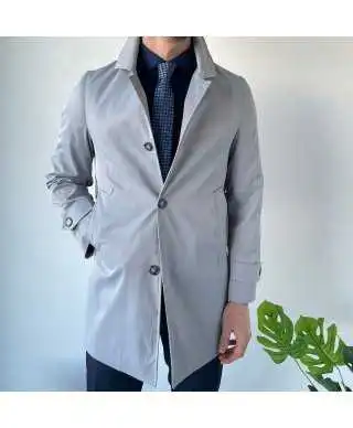 Trench uomo primaverile - Grigio - Trench uomo - Gogolfun.it