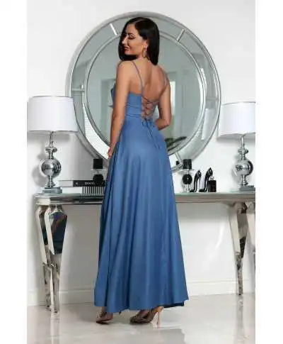Abito da cerimonia, azzurro scuro - Nathalie