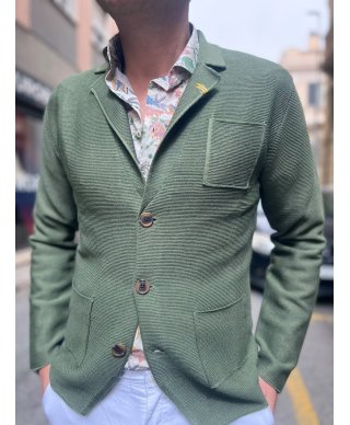 Cardigan uomo, Verde - Monopetto - Cardigan e maglioni uomo - Gogolfun.it