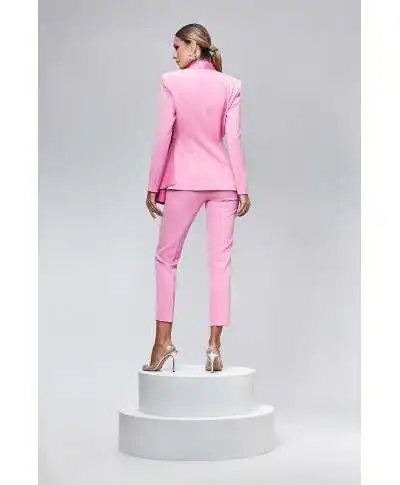 Tailleur donna, rosa - Con pantaloni