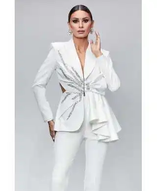 Tailleur donna, bianco