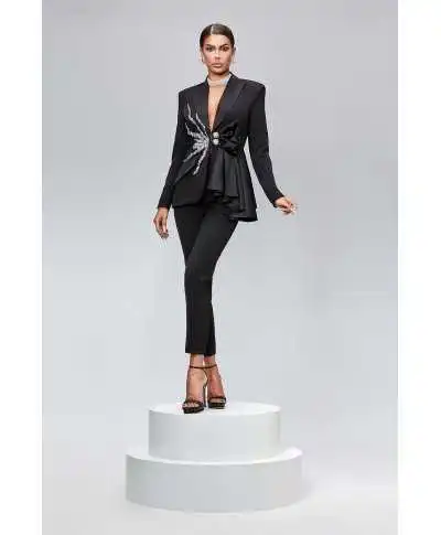 Tailleur elegante, nero
