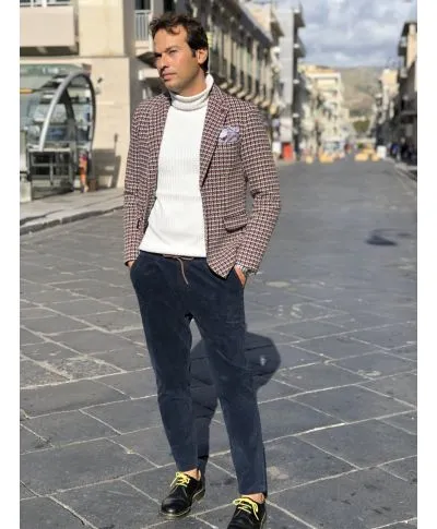 Maglione collo alto bianco - Elasticizzato - In ciniglia