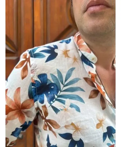 Camicia uomo fantasia - Coreana - Key Jey - Camicie uomo giovanili - Gogolfun.it