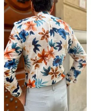 Camicia uomo fantasia - Coreana - Key Jey - Camicie uomo giovanili - Gogolfun.it