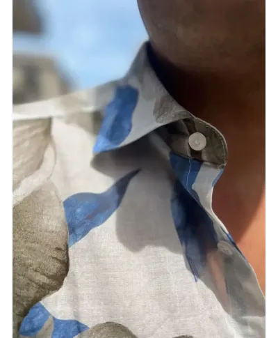 Camicia uomo fantasia floreale - Collo classico - Camcie uomo particolari - Gogolfun.it