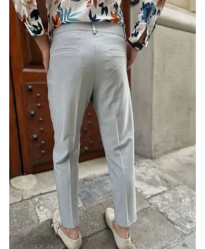 Pantaloni uomo, grigi - Eleganti