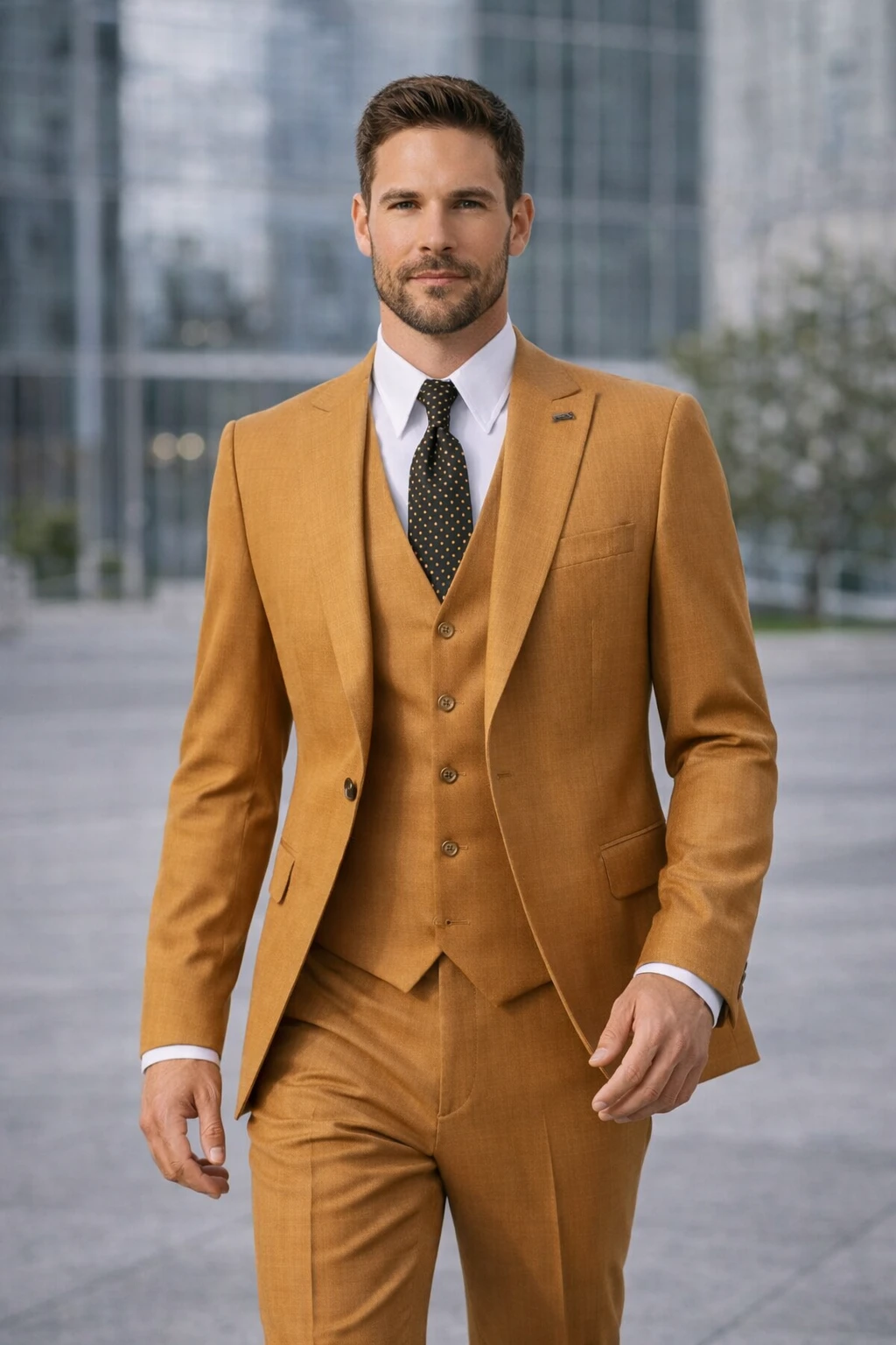 Abito uomo senape - Gogolfun.it