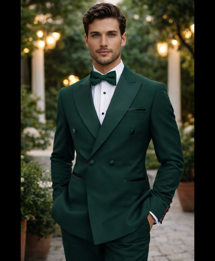 Smoking doppiopetto giovanile verde - Gogolfun.it