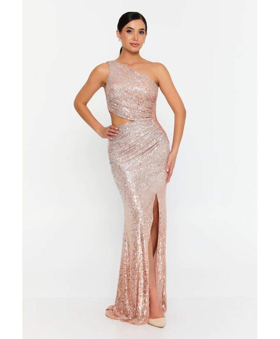 Vestito da cerimonia in paillettes - Gogolfun.it