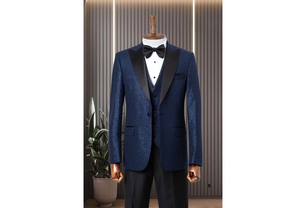 Smoking uomo blu: elegante per sposo, diciottesimo e cerimonie